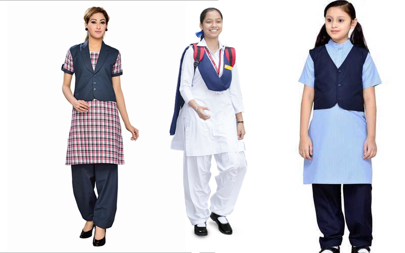 DAV Salwar Suit Cots Feel Separate Koti – Talent Uniform