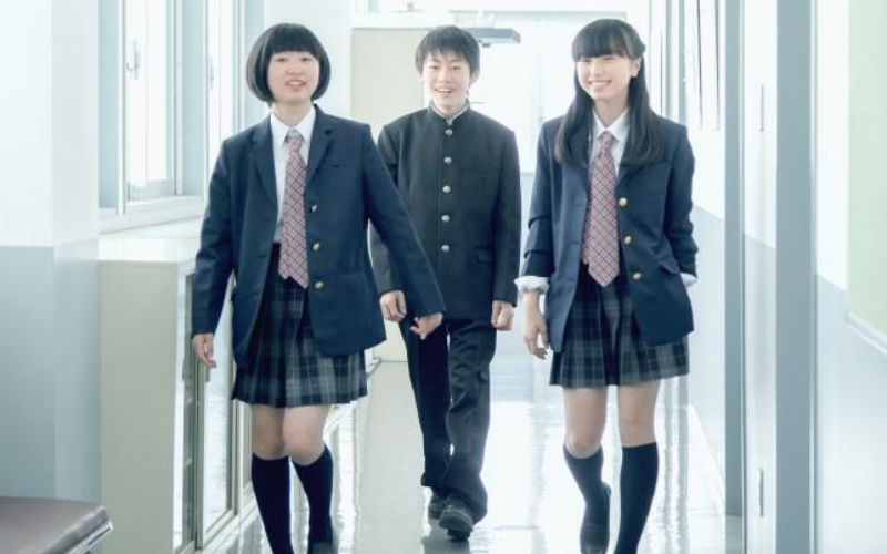 Winter School Uniform In China